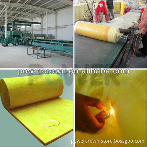 acoustical glass wool Reinforced heat insulation for construction material